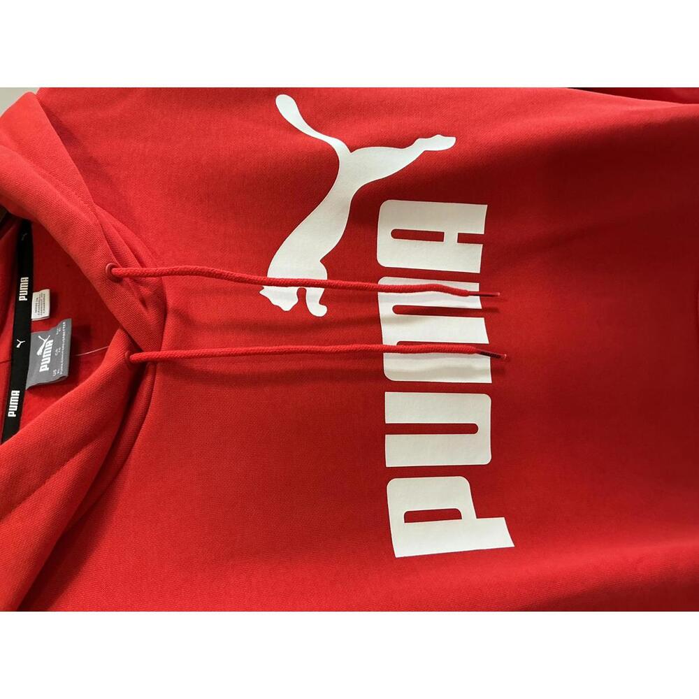 Puma Red Men's Hoodie with Logo XL - Picture 3 of 9